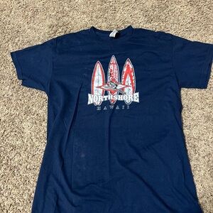 Gildan Men's Navy Graphic Tee